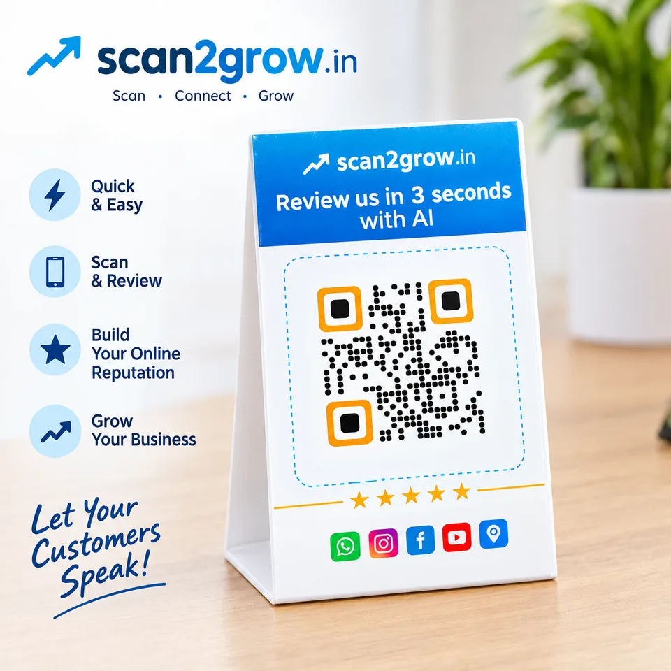 Google AI Review QR by Scan2Grow