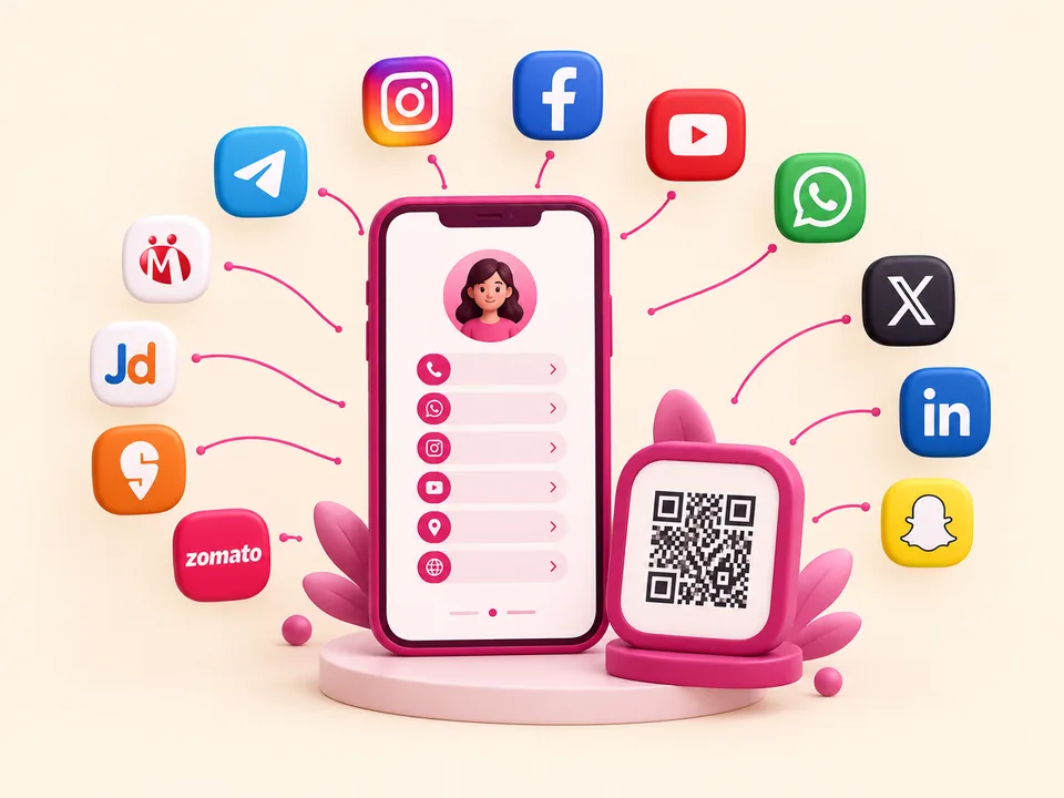 Social Media QR by Scan2Grow
