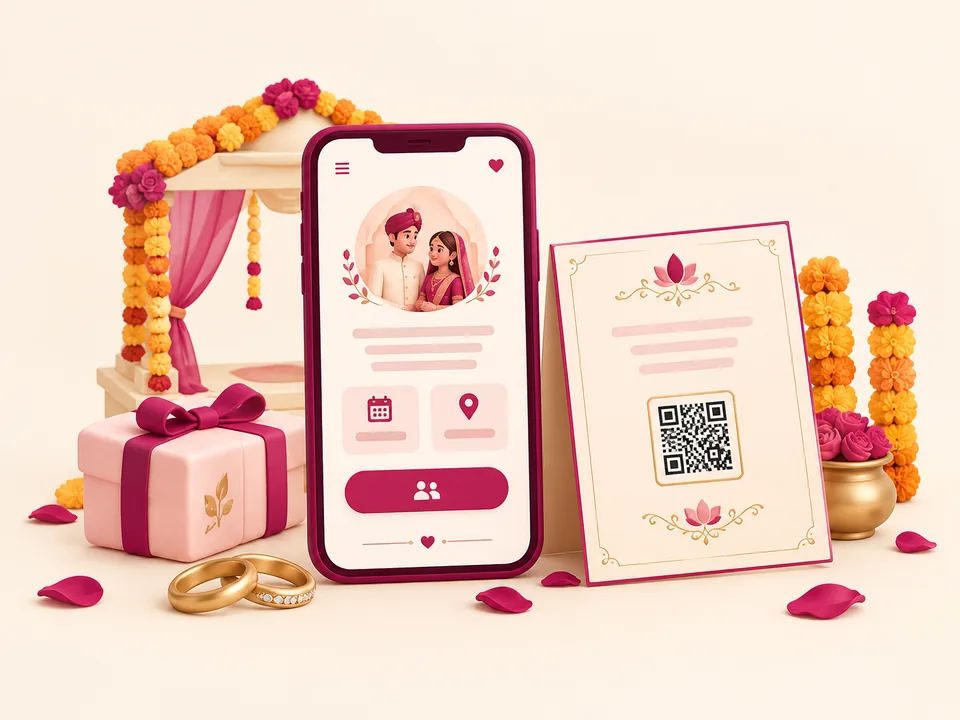 Wedding Invitation QR by Scan2Grow